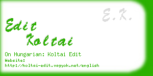 edit koltai business card